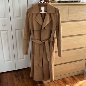 H&M Faux Suede Trench